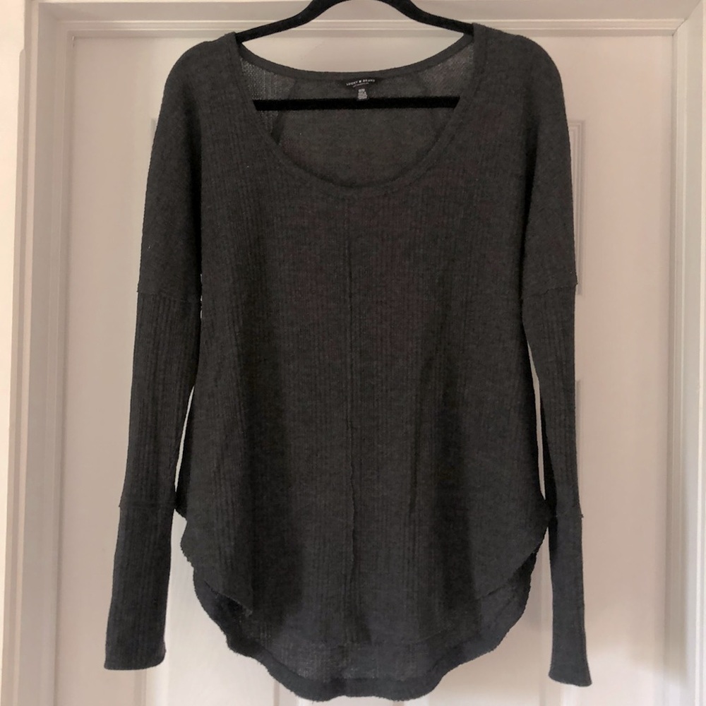 Lucky Brand Gray Long Sleeve